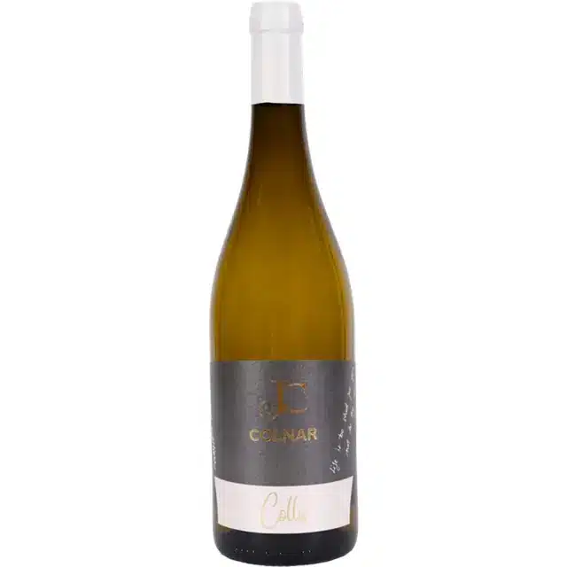 Collis Colnar – beli cuvée iz Dolenjske v elegantni steklenici