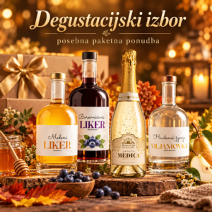 Degustacijski izbor Domačije pri Kolarju – paket slovenskih pijač